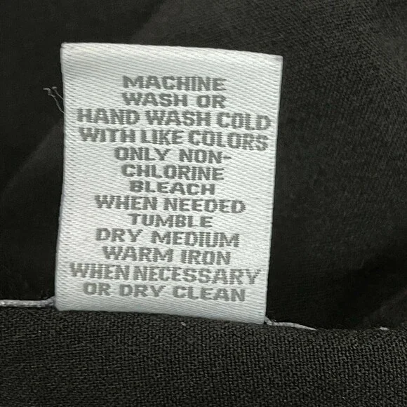 Dressbarn Women's Pants Size 8 Black 2-way Stretch - Picture 5 of 5